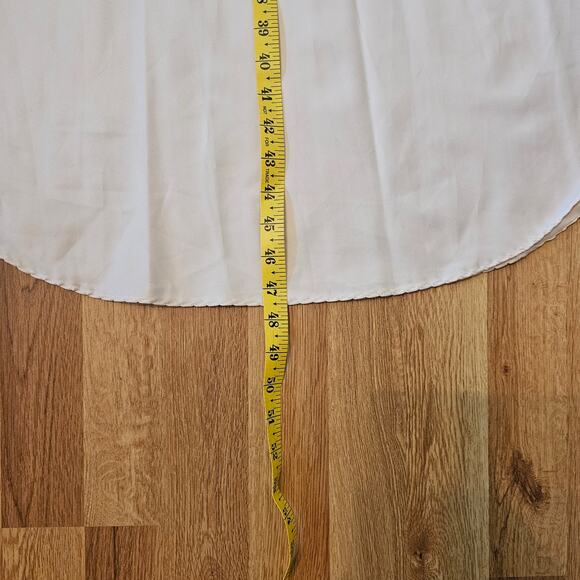 Vtg Y2K Natori Pink Chemise slip dress Negligee Intimates wFloral Embellishment - Picture 7 of 8